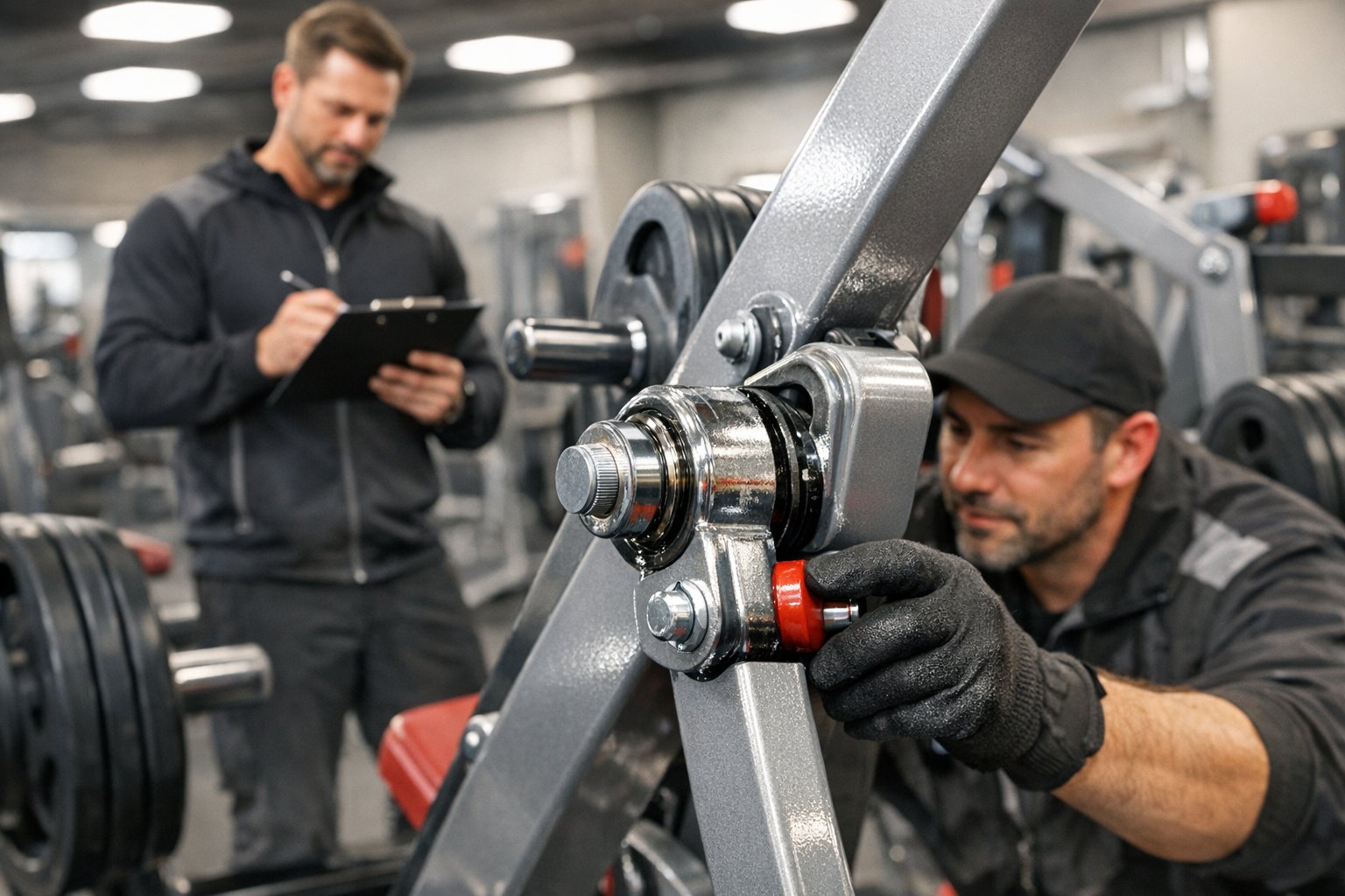 Lubrication guide: Which components on plate-loaded equipment need reg   Skelcore