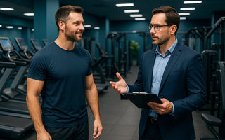 Gym floor showing cardio machines and strength machines side by side