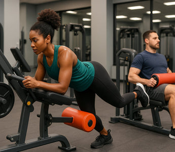 Gym facility featuring a Skelcore glute circuit zone