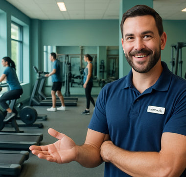 Gym floor showing respectful member behaviors and clear equipment flow