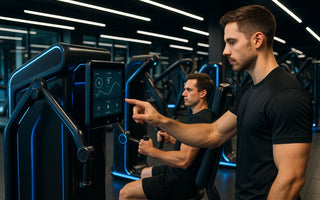 Gym equipment with adaptive resistance and machine learning