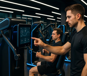 Gym equipment with adaptive resistance and machine learning