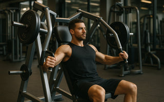 Plate-Loaded Incline Pec Fly Machine in commercial gym setting