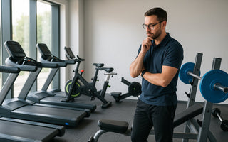 Gym with a variety of strength and cardio machines