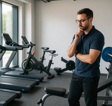 Gym with a variety of strength and cardio machines