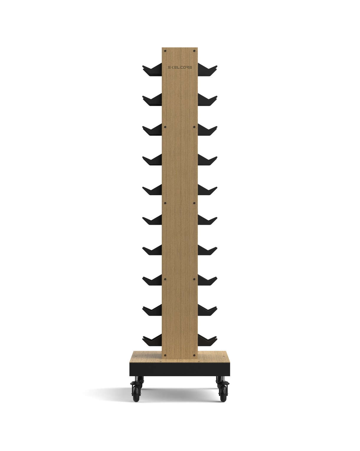 Skelcore Wooden Cap Dumbbell Stand