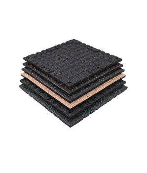 Skelcore Laminated Rubber Buckle Tile With Foam