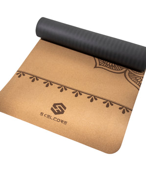 Skelcore 4mm (0.15 in) Cork Yoga Mat