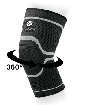 Skelcore Targeted Compression Elastic Knee Support Sleeve