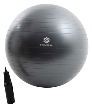 Skelcore 65cm Anti Burst Exercise Ball with Pump