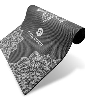 Skelcore 4mm (0.15 in) Floral Yoga Mat