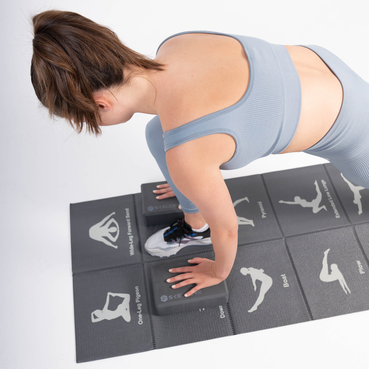 Yoga Folding Mat & Blocks Set – Skelcore