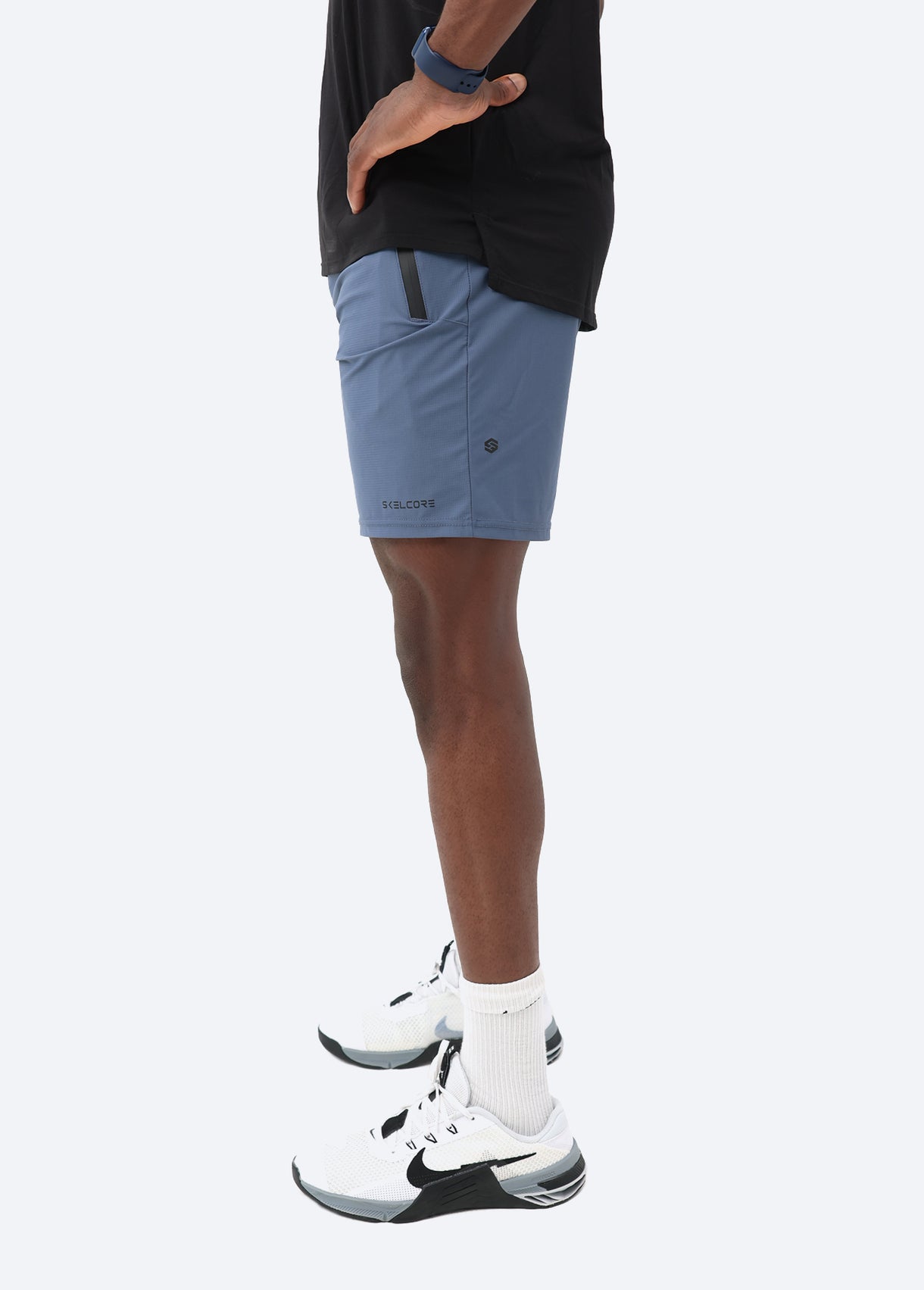 Skelcore Men's Training Short With Bonded Zips | Skelcore