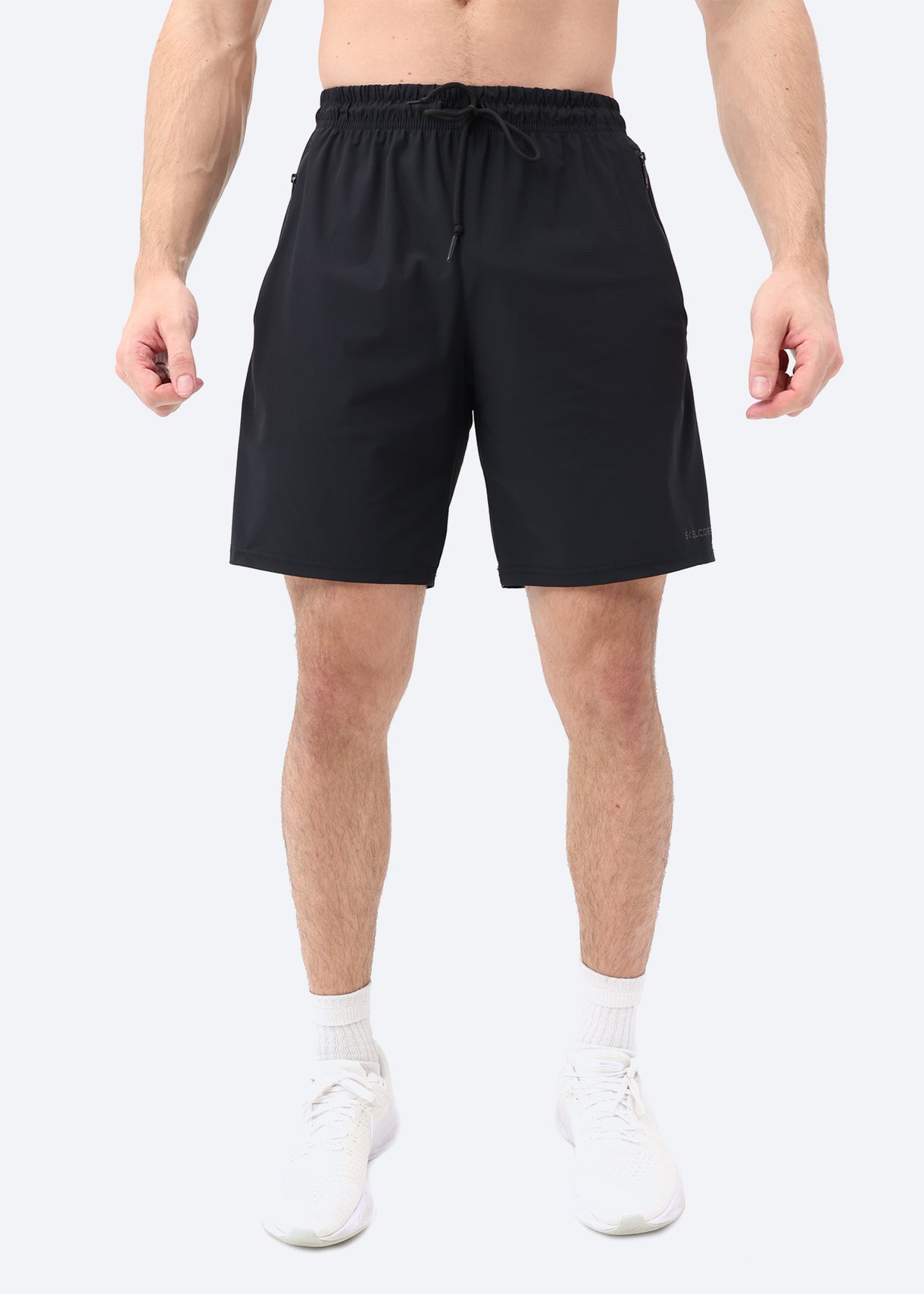 Skelcore Men's Training Short With Bonded Zips | Skelcore