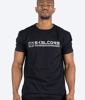 Skelcore Men's Block Logo T-shirt Relaxed Fit