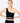 Skelcore Women's Recycled Black One Shoulder Crop Top